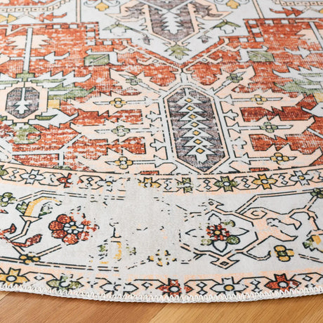 Safavieh Arizona 6'-0" x 6'-0" Rug in Ivory / Rust