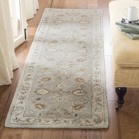 Safavieh Blossom 2'-3" x 10'-0" Rug in Aqua / Ivory