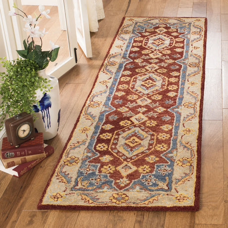 Safavieh Antiquity 2'-3" x 8'-0" Rug in Red / Blue