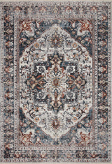 Loloi Samra Sam-09 Ivory/Denim Rugs - main flat