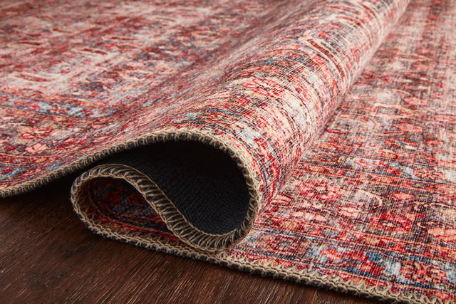 Loloi Loren Lq-05 Eggplant / Crimson Rugs - pile height