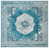 Safavieh Crystal 7'-0" x 7'-0" Rug in Beige / Dark Teal