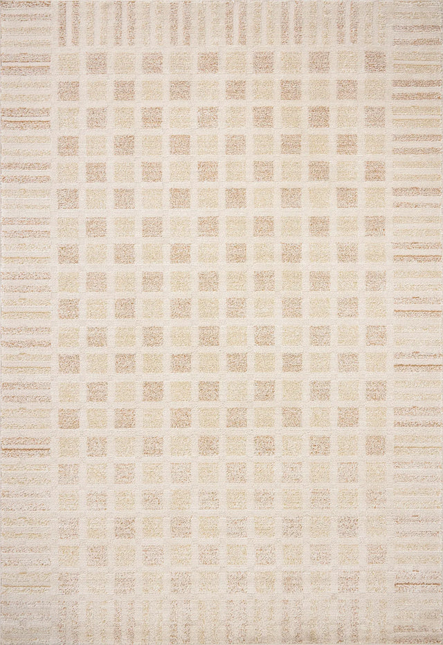 Chris Loves Julia x Loloi Calvin CLV-03 Bone / Natural Rug - main flat
