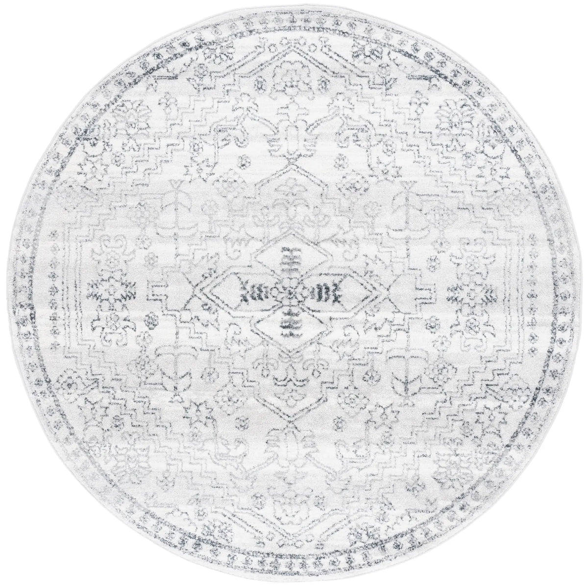 Safavieh Layla 6'-7" x 6'-7" Rug in Ivory Grey / Charcoal