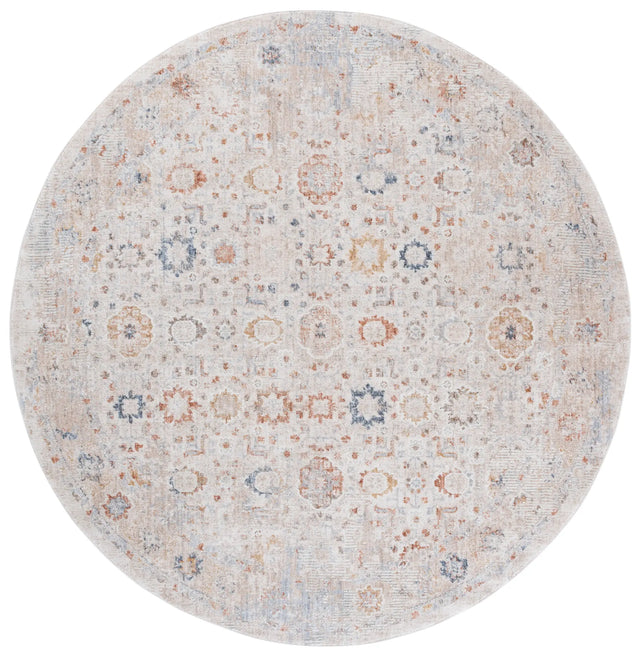 Safavieh Scarlett 400 6'-7" x 6'-7" Rug in Beige / Rust Brown