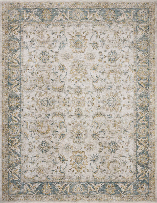 Loloi Gaia Gaa-04 Natural/Ocean Rug - main flat