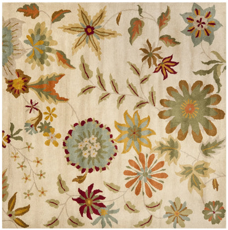 Safavieh Soho 6'-0" x 6'-0" Rug in Ivory / Sage