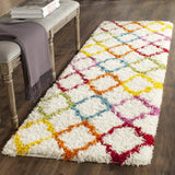 Safavieh Sgk-Shag Kids 2'-0" x 11'-0" Rug in Ivory / Multi