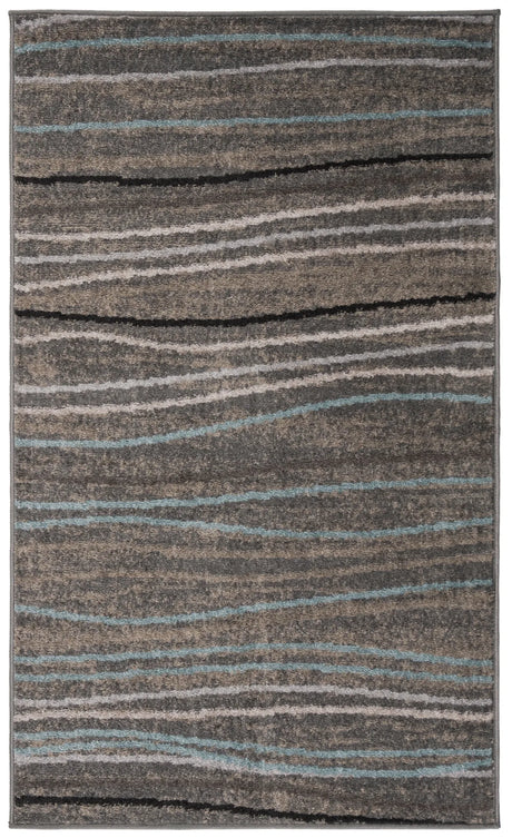 Safavieh Amsterdam 3'-0" x 5'-0" Rug in Silver / Beige