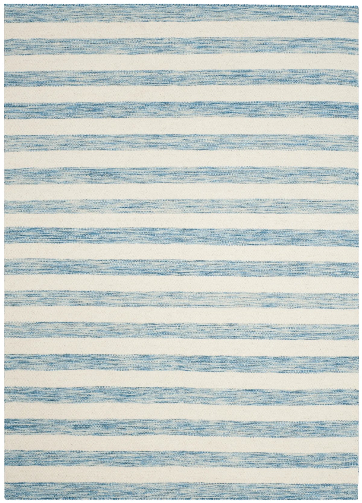 Safavieh Dhurries 3'-0" x 5'-0" Rug in Aqua / Ivory