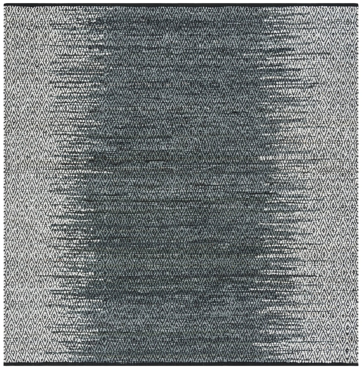 Safavieh Vintage Leather 6'-0" x 6'-0" Rug in Light Grey / Charcoal
