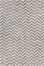Chandra Dinah DIN-52402 Black / Gray / Brown rug, flat view