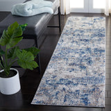 Safavieh Aston 2'-0" x 8'-0" Rug in Grey / Navy