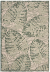 Safavieh Courtyard 4'-0" x 5'-7" Rug in Beige / Green