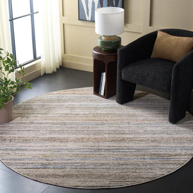 Safavieh Grove 6'-7" x 6'-7" Rug in Ivory / Blue Rust