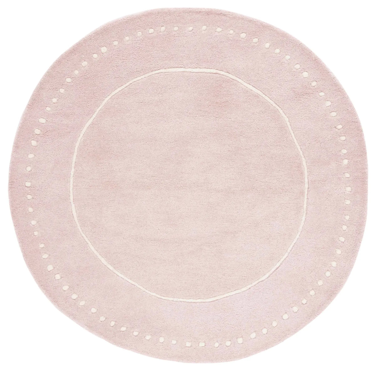 Safavieh Bella 5'-0" x 5'-0" Rug in Light Pink / Ivory