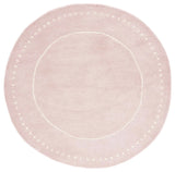 Safavieh Bella 5'-0" x 5'-0" Rug in Light Pink / Ivory