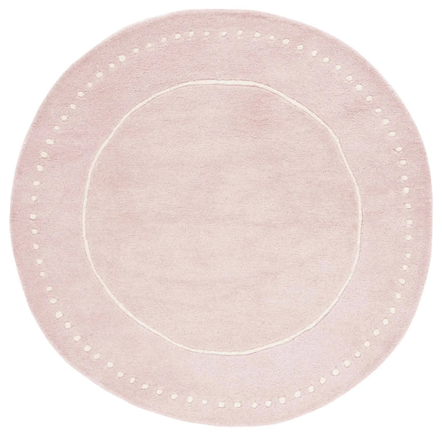 Safavieh Bella 5'-0" x 5'-0" Rug in Light Pink / Ivory