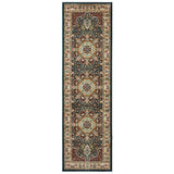 Oriental Weavers Sphinx Kashan 119U1 Navy / Ivory Rugs - runner