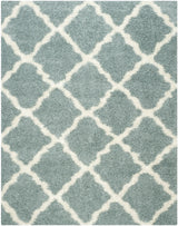 Safavieh Sgd-Dallas Shag 10'-0" x 14'-0" Rug in Seafoam / Ivory