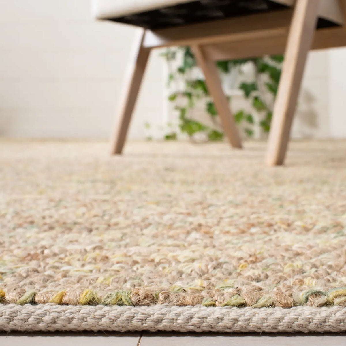 Safavieh Bohemian 4'-0" x 6'-0" Rug in Natural / Green