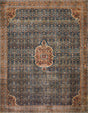 Loloi Layla Lay-09 Cobalt Blue / Spice Rugs - main flat