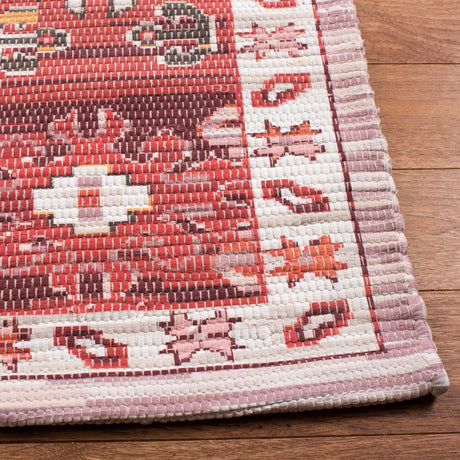 Safavieh Saffron 8'-0" x 10'-0" Rug in Terracotta / Ivory