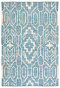 Safavieh Natural Fiber 4'-0" x 6'-0" Rug in Blue / Ivory