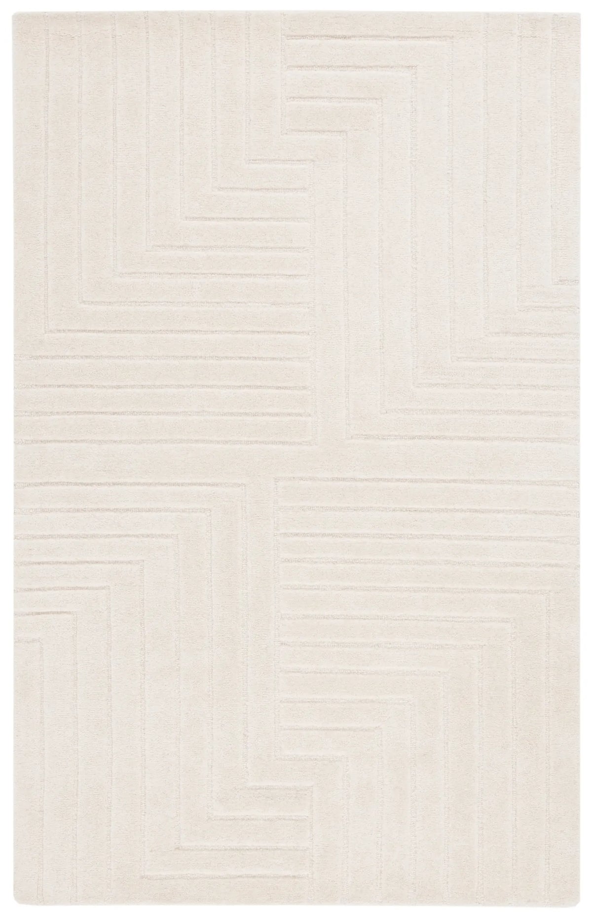 Safavieh Ebony 4'-0" x 6'-0" Rug in Ivory