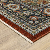 Oriental Weavers Sphinx Aberdeen 1144R Red/ Blue Rugs - corner detail
