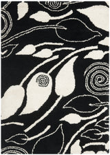 Safavieh Soho 2'-0" x 3'-0" Rug in Black / Ivory