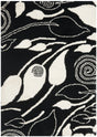 Safavieh Soho 2'-0" x 3'-0" Rug in Black / Ivory