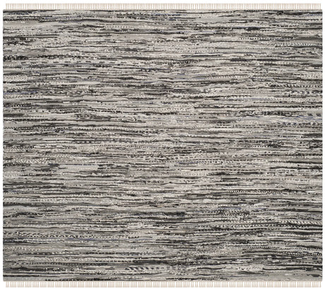 Safavieh Rag Rug 6'-0" x 6'-0" Rug in Grey