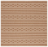 Safavieh Sisal All-Weather 6'-7" x 6'-7" Rug in Natural / Brown