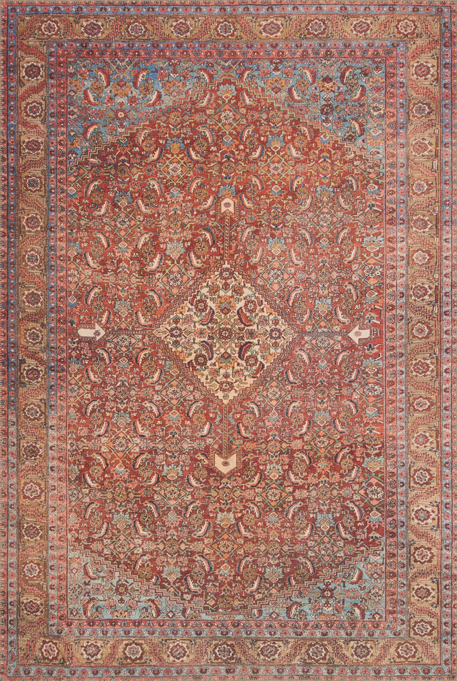Loloi Loren Lq-06 Red / Multi Rugs - main flat