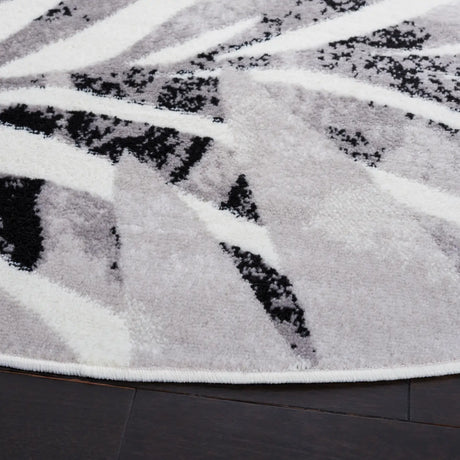 Safavieh Skyler 6'-7" x 6'-7" Rug in Ivory / Black