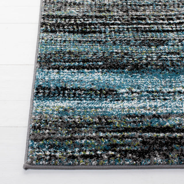 Safavieh Porcello 4'-0" x 6'-0" Rug in Charcoal / Blue