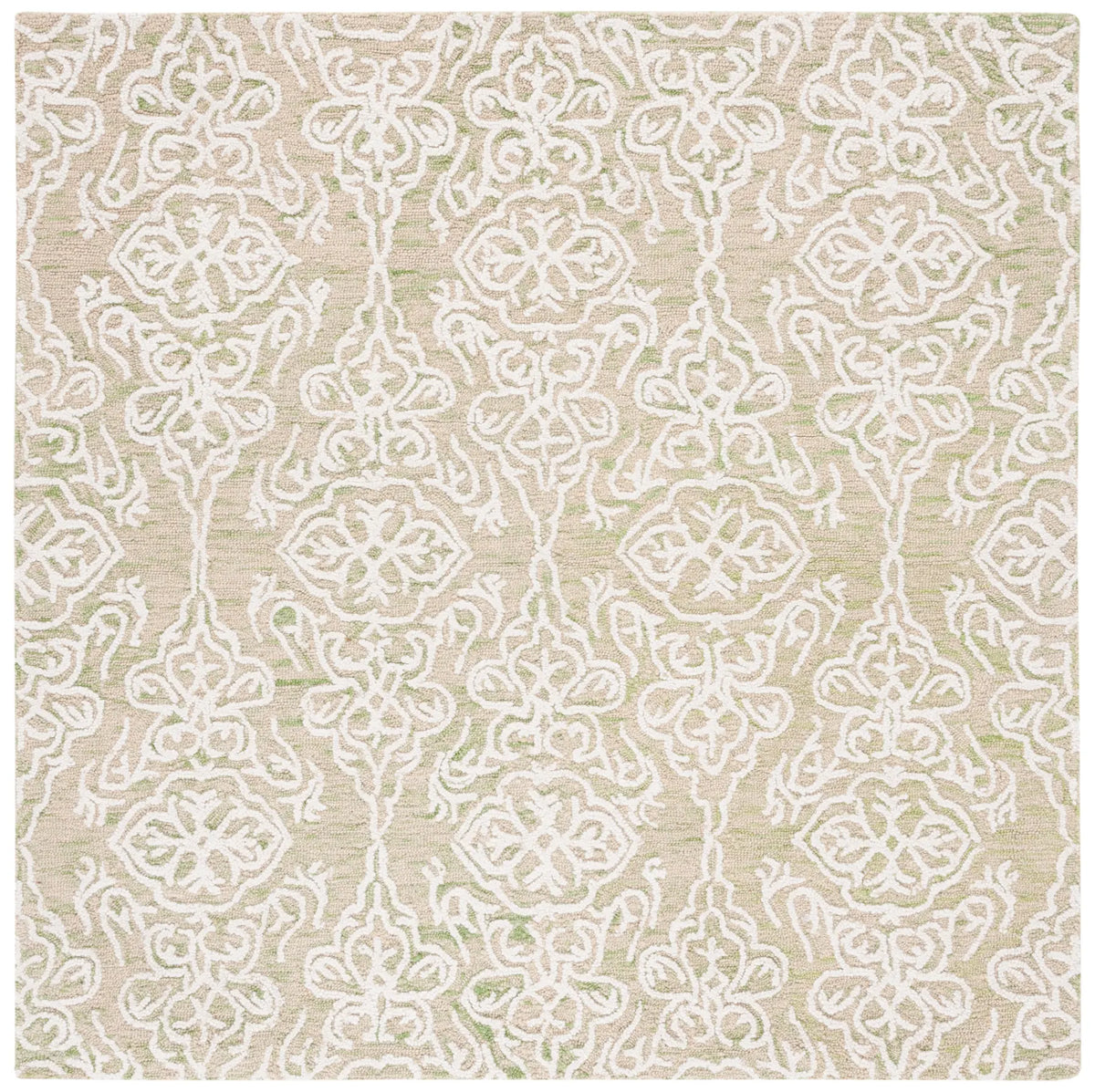 Safavieh Blossom 6'-0" x 6'-0" Rug in Light Green / Ivory