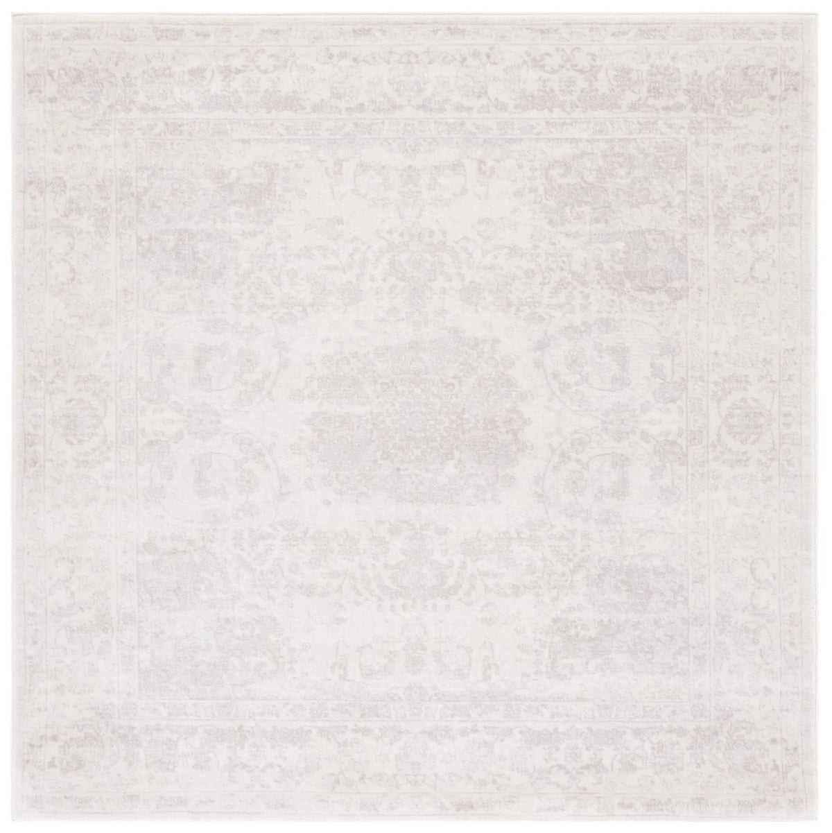 Safavieh Carnegie 6'-7" x 6'-7" Rug in Cream / Light Grey