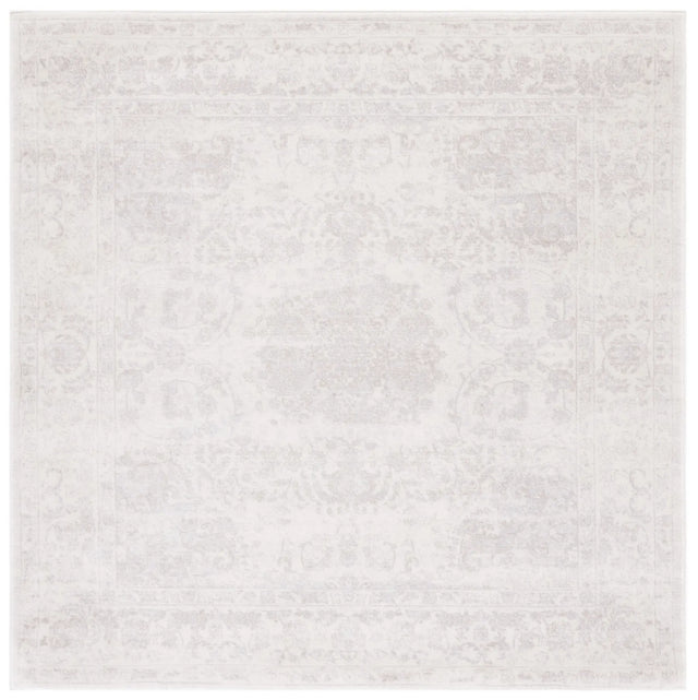 Safavieh Carnegie 6'-7" x 6'-7" Rug in Cream / Light Grey