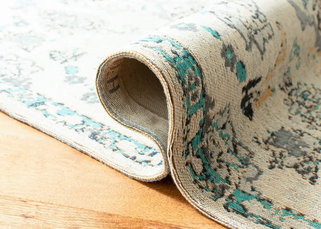 Safavieh Classic Vintage 5'-0" x 8'-0" Rug in Grey / Turquoise