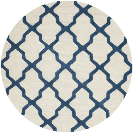 Safavieh Cambridge 6'-0" x 6'-0" Rug in Ivory / Navy
