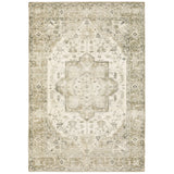 Oriental Weavers Savoy 28108 Green/ Ivory Rug - main flat