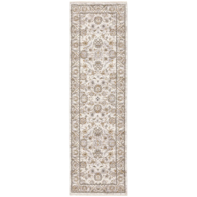 Oriental Weavers Sphinx Maharaja 070W1 Ivory/Grey Rugs - runner