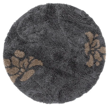 Safavieh Florida Shag 4'-0" x 4'-0" Rug in Grey / Beige