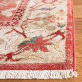 Safavieh Kashan 5'-1" x 7'-5" Rug in Red / Beige