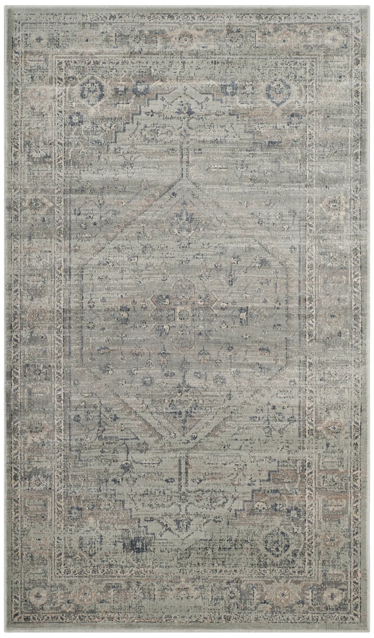 Safavieh Vintage 3'-3" x 5'-7" Rug in Light Blue