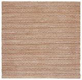 Safavieh Natural Fiber 6'-6" x 6'-6" Rug in Rust / Natural