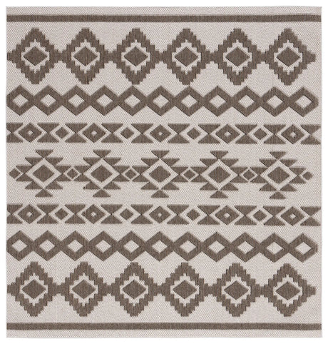 Safavieh Global 6'-7" x 6'-7" Rug in Beige / Dark Beig