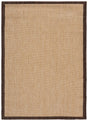 Safavieh Courtyard 4'-0" x 5'-7" Rug in Natural / Brown